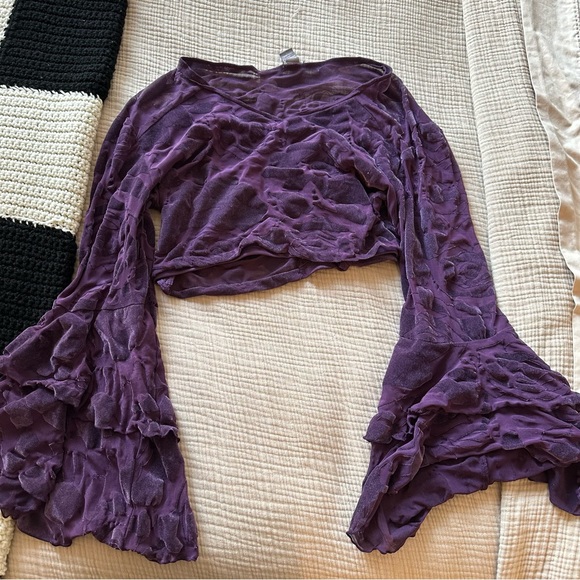 Purple Vintage Top - Picture 4 of 5